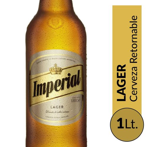 Cerveza Imperial Rubia 1 L