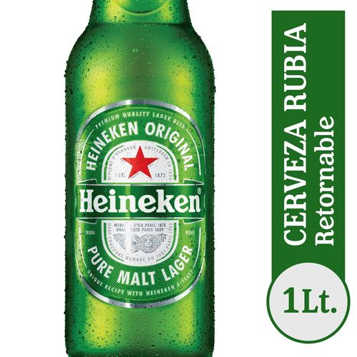 Cerveza Heineken Retornable 1 L