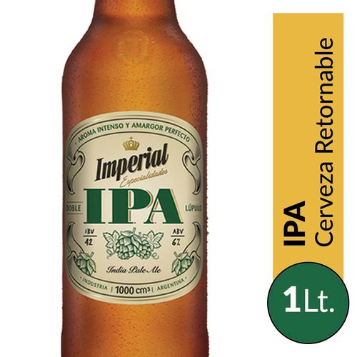 Cerveza Imperial Ipa Retornable 1 L
