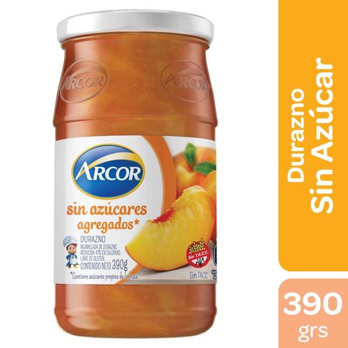 Mermelada Arcor Durazno Sin Azucar 390 Gr