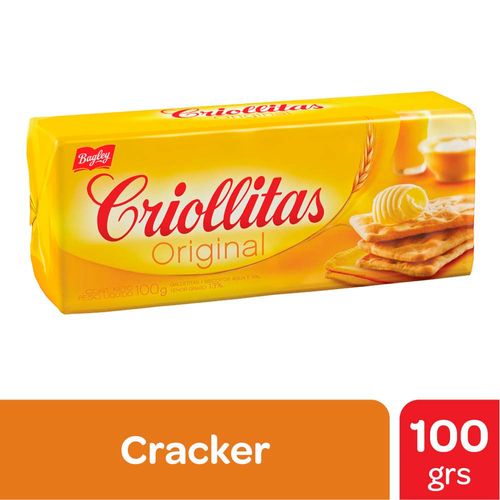 Galletitas De Agua Criollitas Originales 100 Gr