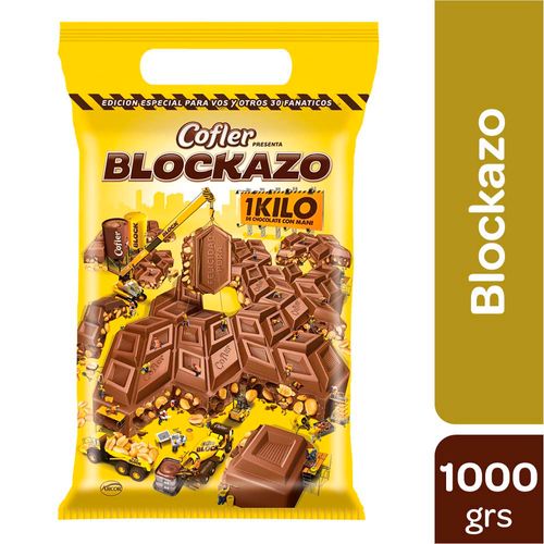 Chocolate Con Maní Blockazo Cofler1 Kg