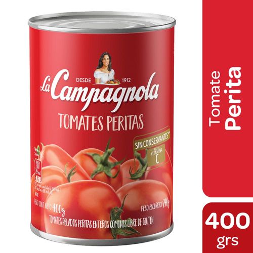 Tomate Perita Entero La Campagnola 240 Gr