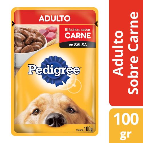 Alimento Para Perros Pedigree Carne Pouch Adulto 100 Gr