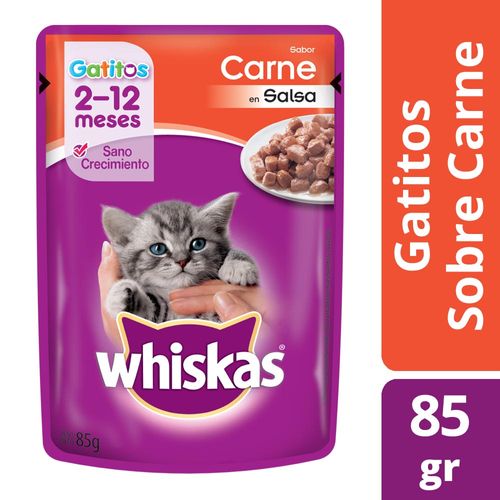 Alimento Para Gatos Whiskas Pasta Gatitos 85 Gr