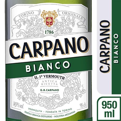 Vermouth Carpano Bianco 950 Ml