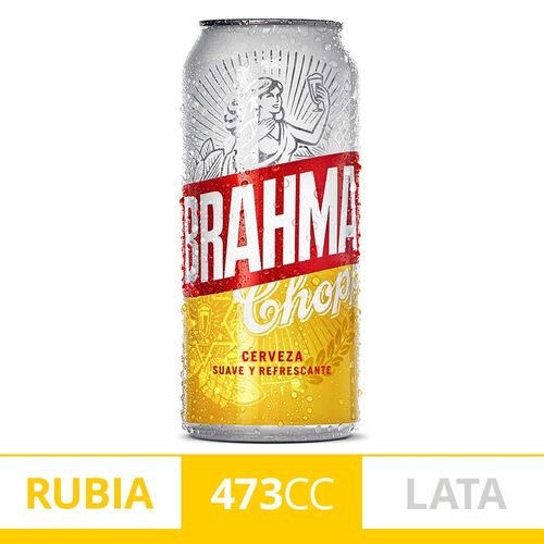 Cerveza Brahma Chopp Lata 473mlx6