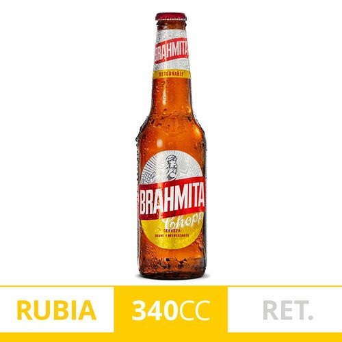 Cerveza Brahma Chopp Botella Retornable 340mlx1