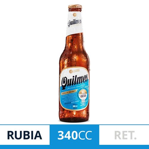 Cerveza Quilmes Clásica Retornable 340 Ml