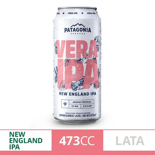 Cerveza Patagonia Vera Ipa Lata 473 Ml