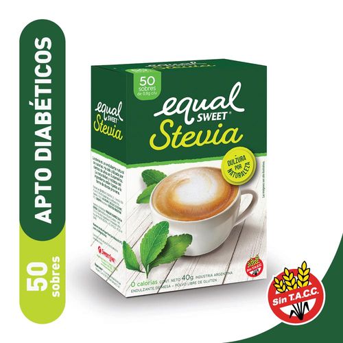 Edulcorante Stevia Equalsweet 40 Gr