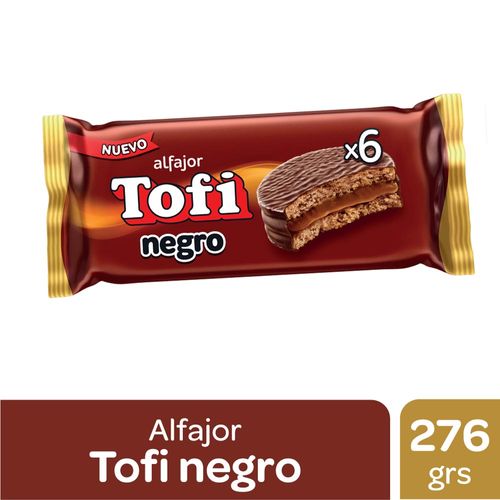 Alfajor Tofi Negro 276 Gr