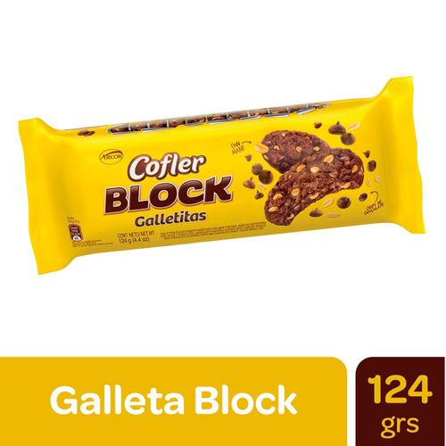 Galletita Cofler Block X124gr