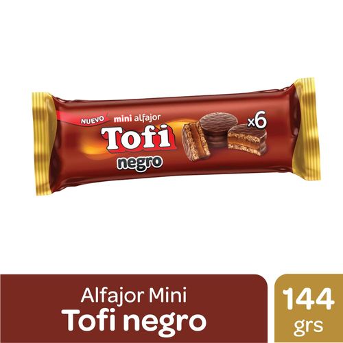 Alfajor Negro Mini Tofi 24 Gr