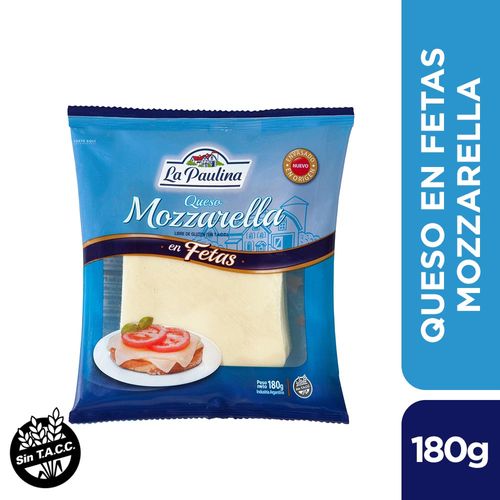 Queso En Feta La Paulina Mozzarella X 180 Gr