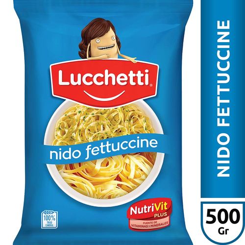 Fideos Nido Fettuccine Lucchetti X500 Gr