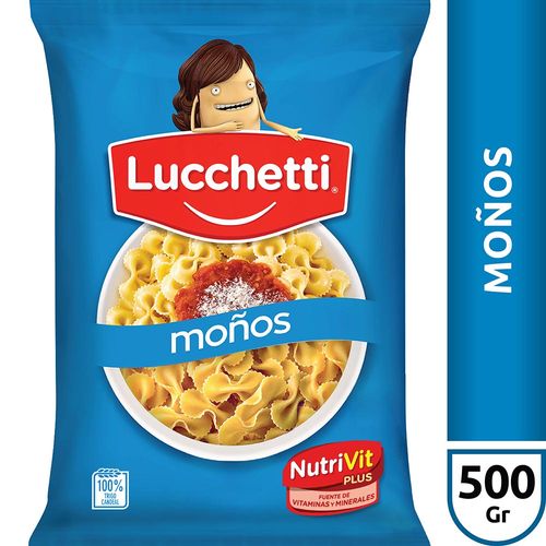 Fideos Moños Lucchetti X500 Gr