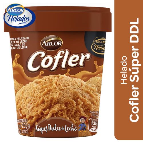 Helado Pote Cofler Super Dulce De Leche 250 Gr