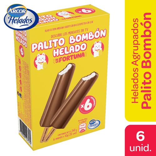 Helado Palito Multipack Arcor Bombón 240 Gr