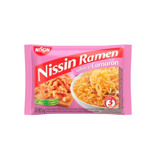 Ramen Sabor Camaron Nissin 85 Gr