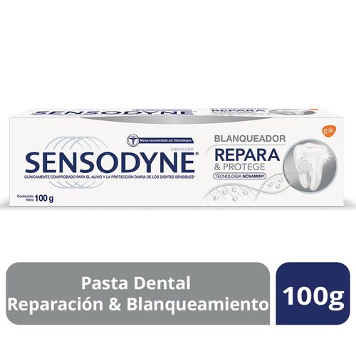Pasta Dental Sensodyne Rep & Protege Blanqueador 100gr