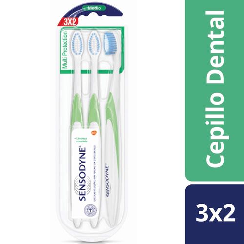 Cepillo De Dientes Sensodyne Multi Proteccion X3 Medio