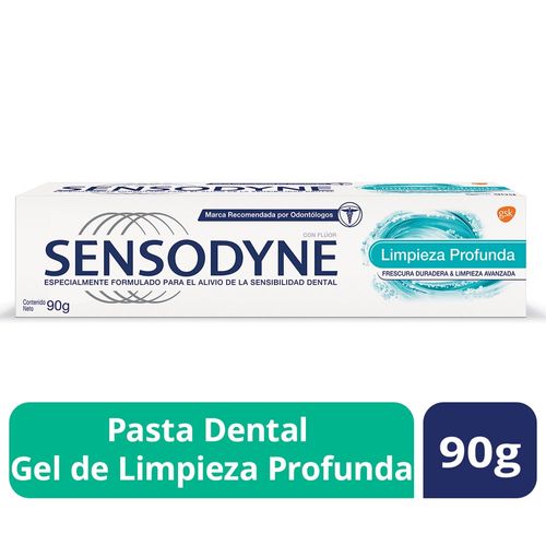 Pasta Dental Sensodyne Limpieza Profunda 90gr