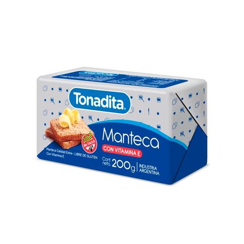 Manteca Tonadita Con Vitamina 200g