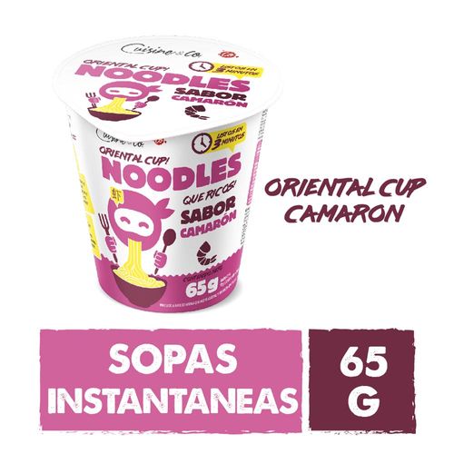 Sopa Instantánea Sabor Camarón Cuisine-co  65 Gr