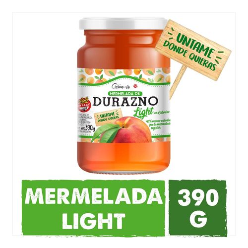 Mermelada Durazno Reducida En Calorias Cuisine And Co 390 Gr