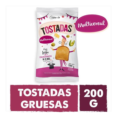 Tostadas Multicereal Cuisine And Co 200 Gr