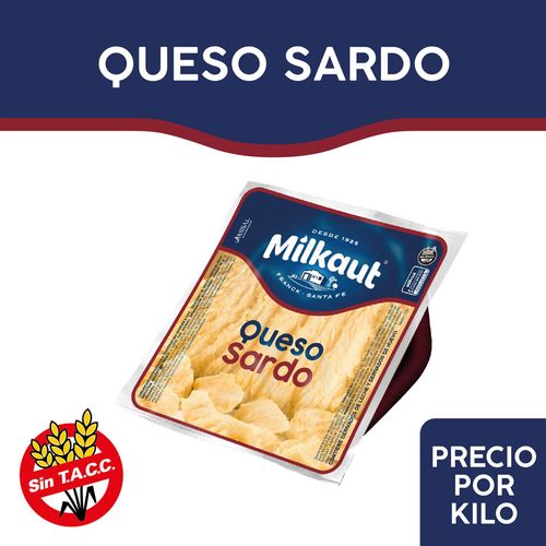 Queso Sardo Milkaut X 1 Kg.