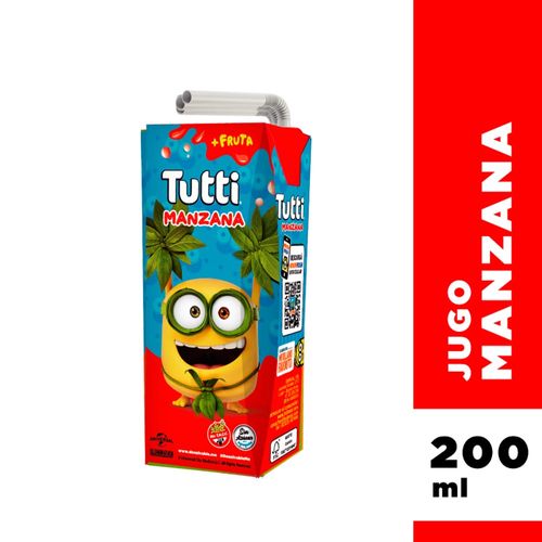 Jugo Tutti Manzana 200 Ml