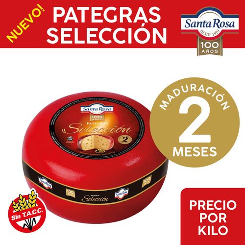 Queso Pategrás Santa Rosa Hma X Kg