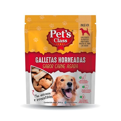 Galletitas Pet's Class Carne Asado 400 Gr