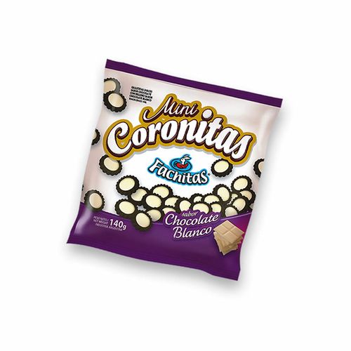 Mini Coronitas Chocolate Blanco Fachitas 140 Gr