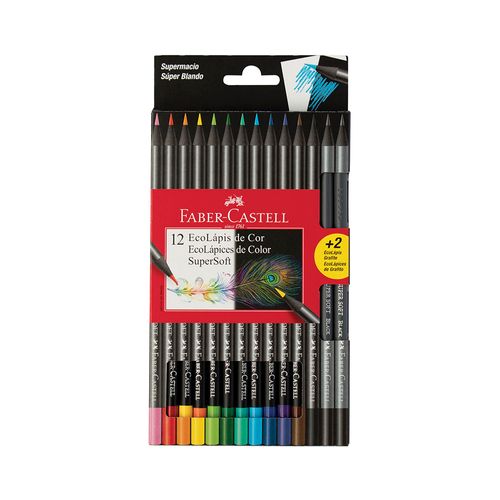 Lapices Coloresfaber Castell  X 12 U Supersoft