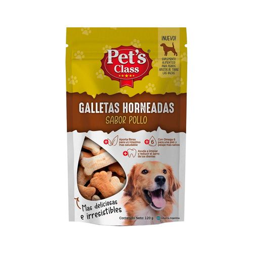 Galletitas Pet's Class Pollo 120gr