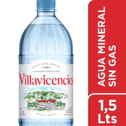 Agua Villavicencio Pet Sin Gas 1.5 L