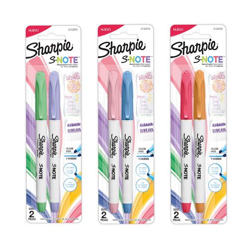 Resaltador Sharpie Note Sur 1 U