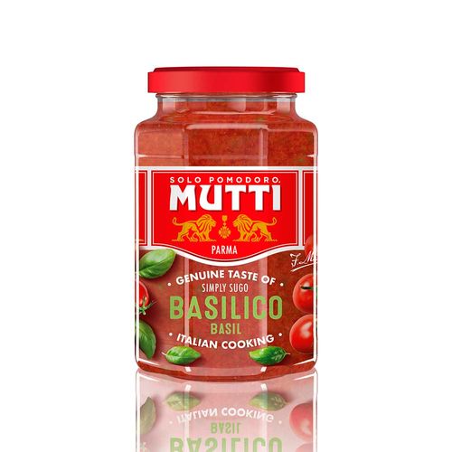 Salsa Mutti Basilico X400 Gr