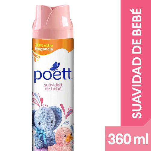 Desodorante De Ambiente Poett Suavidad De Bebe 360 Ml