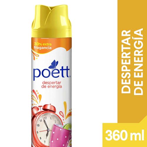 Desodorante De Ambiente Poett Despertar De Energía 360 Ml