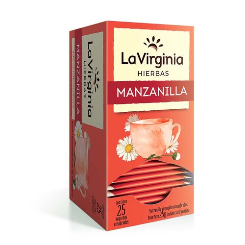 Te De Manzanilla La Virginia 25 Saquitos