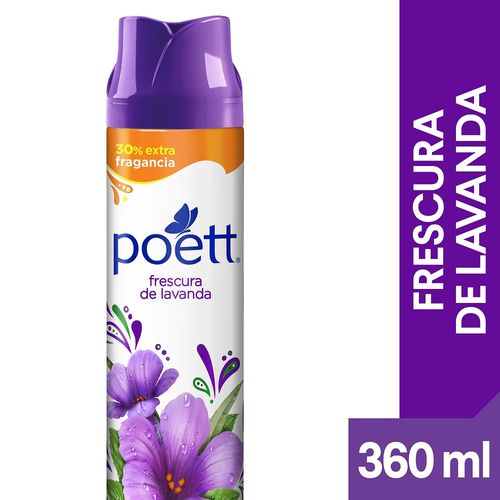 Desodorante De Ambiente Poett Frescura De Lavanda 360 Ml