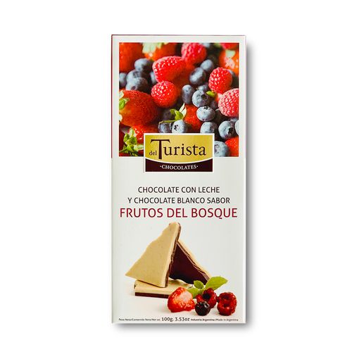 Chocolate Del Turista Frutos Bosque 100 Gr