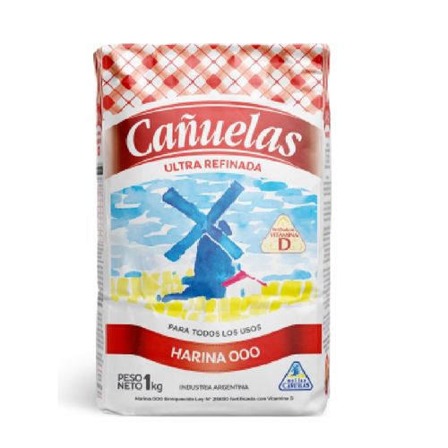 Harina Cañuelas Ultra Refinada Vitamina D 1kg