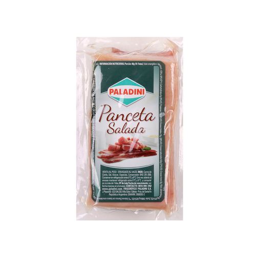 Panceta Paladini Salada X 1 Kg.