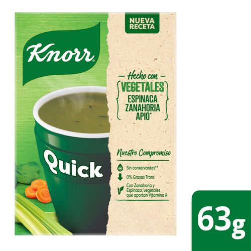 Sopa Knorr Quick Vegetales 5 U X Sobre