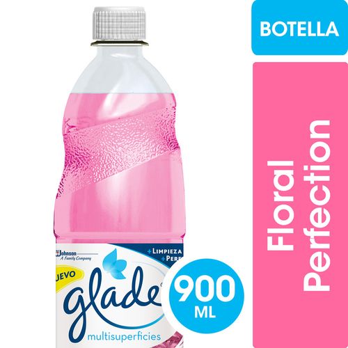 Limpiador Líquido Multisuperficies Glade Floral Perfection Botella 900ml